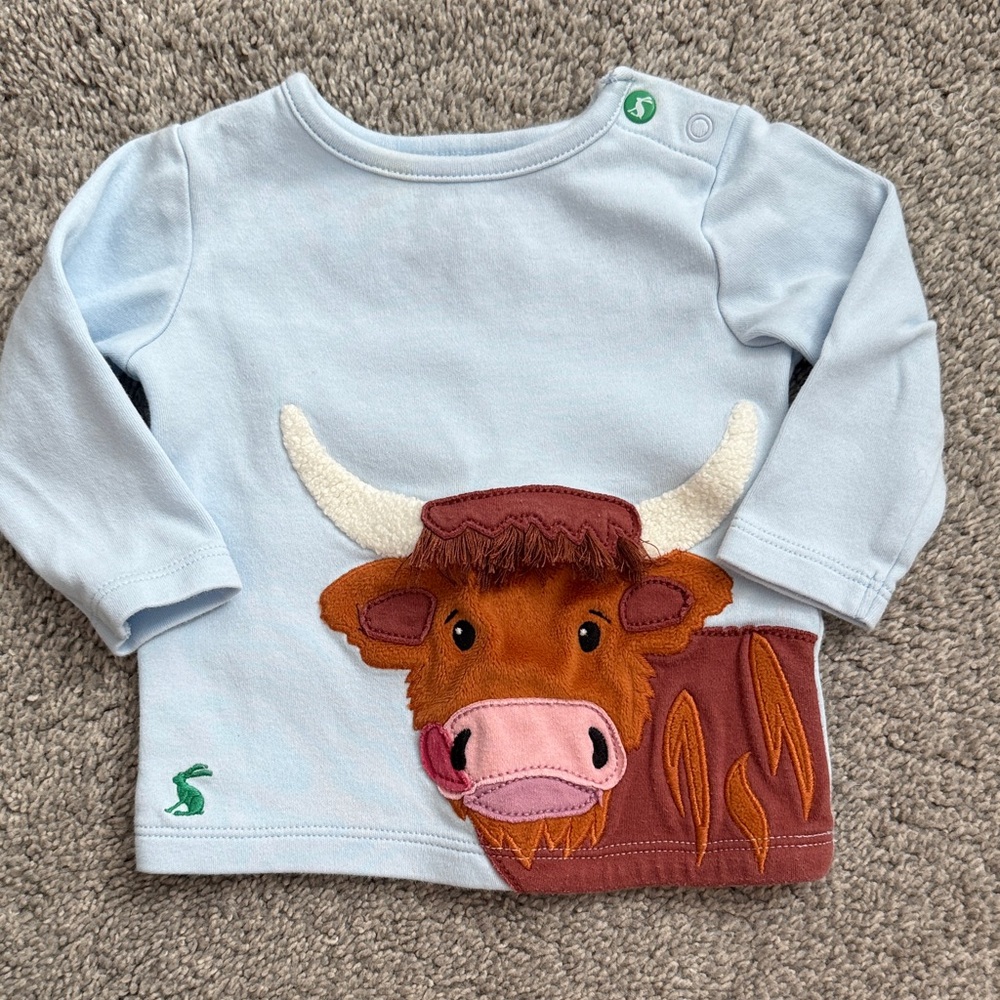 Joules Highland Newborn Top